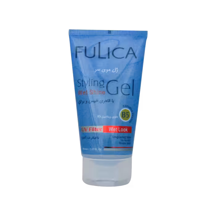 ژل مو با حالت دهندگی خیس انواع مو فولیکا