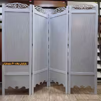 پاراوان ساده 60 سفید باران