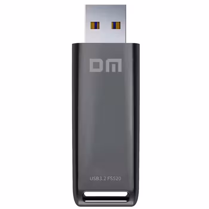 فلش دی ام مدل DM FS520 USB3.2 با ظرفیت 128 گیگابایت