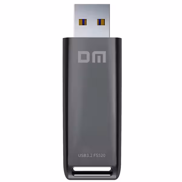 فلش دی ام مدل DM FS520 USB3.2 با ظرفیت 128 گیگابایت