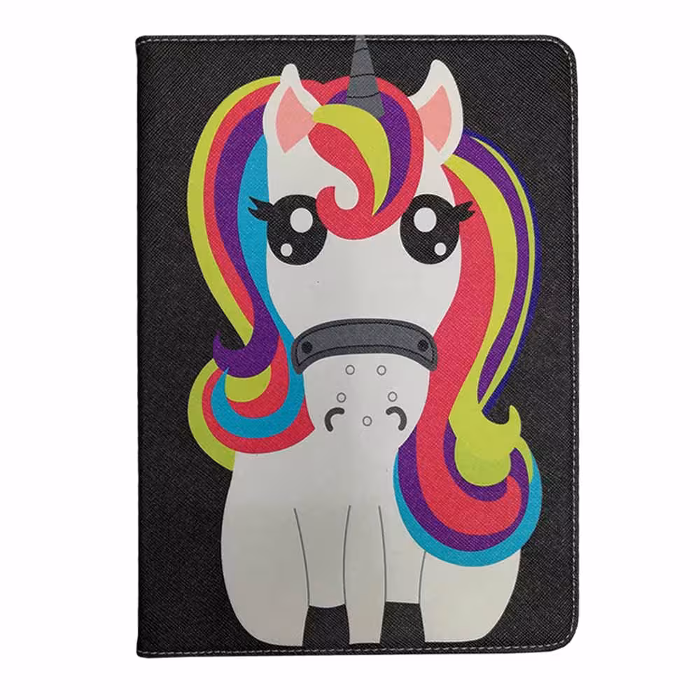کیف کلاسوری طرح یونیکورن | تبلت اپل iPad 9.7 (Air 1-Air 2-New-Pro 2)