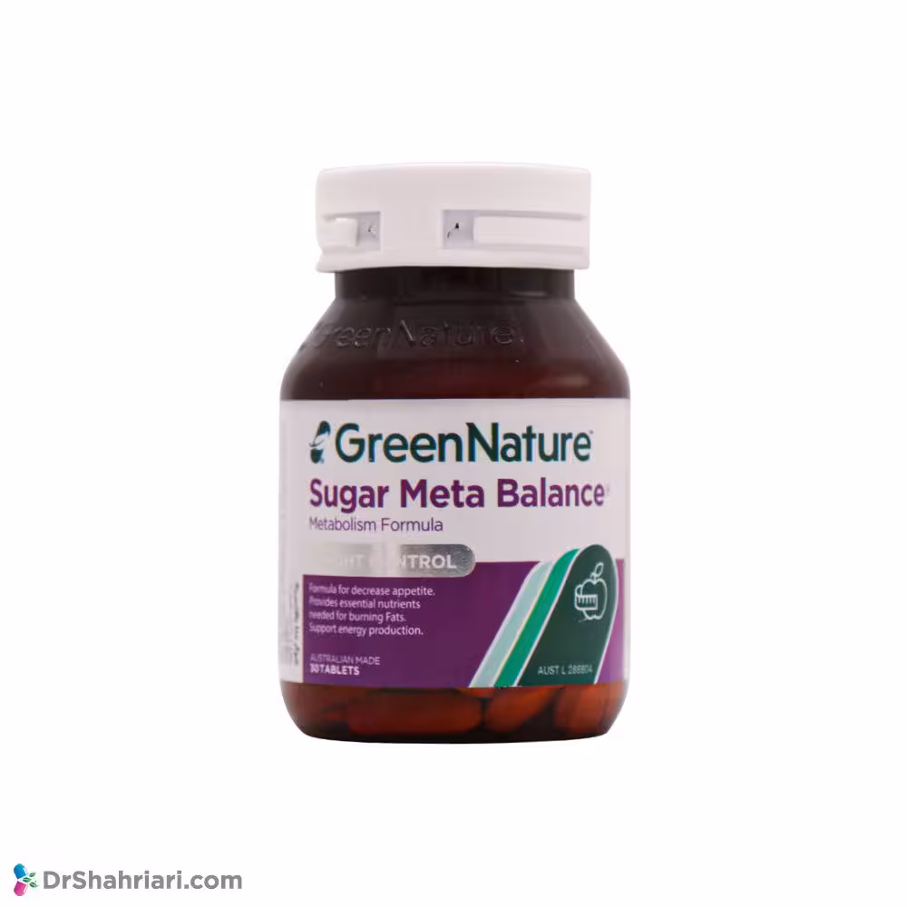 قرص شوگر متا بالانس گرین نیچر | 30 عدد