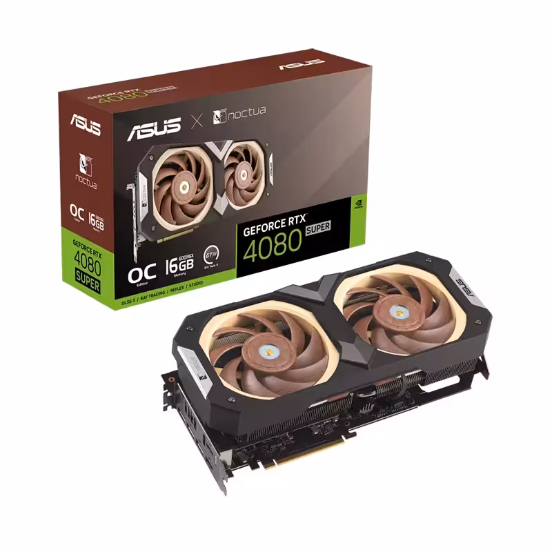 کارت گرافیک ایسوس GeForce RTX 4080 SUPER Noctua OC Edition 16GB