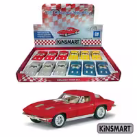 ماکت فلزی شورلت کوروت استینگری 1963 کینزمارت (Kinsmart 1963 Corvette Sting Ray)