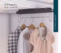 رگال جا لباسی سقفی ریلی پلاتین کد 9271