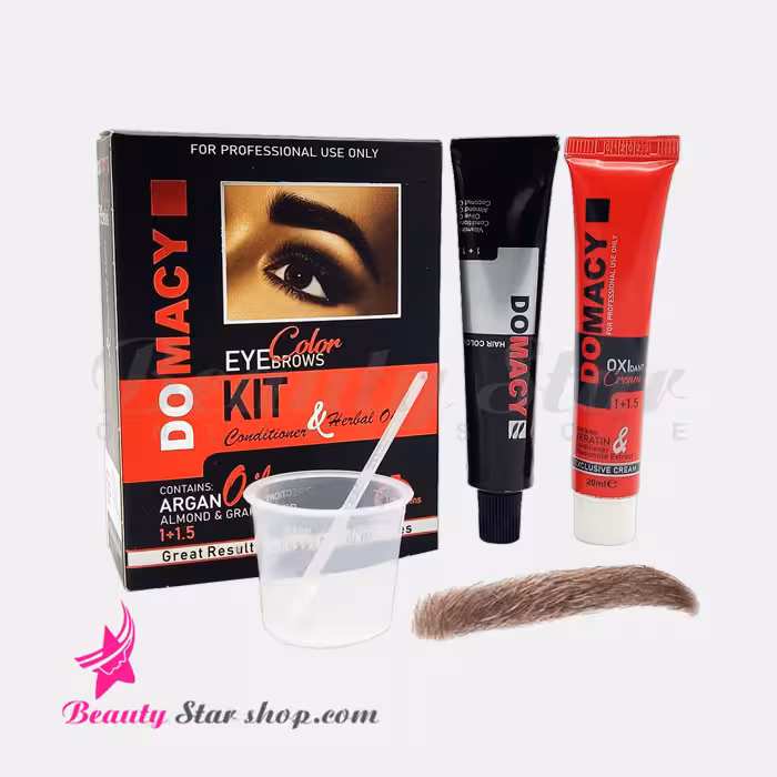 کیت رنگ ابرو شنی دوماسی شماره 10 حجم 20 میلی لیتر