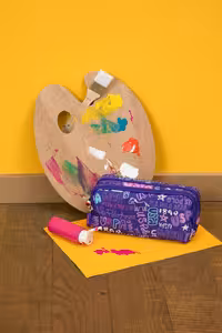 جامدادی دخترانه ارغوانی یو اس پولو