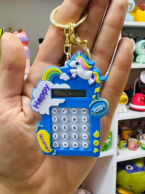 جاکلیدی ماشین حساب دار طرح یونیکورن 1