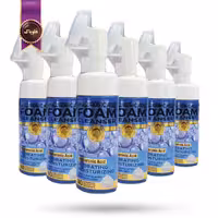 6 عدد فوم شستشو براش دار ووکالی Wokali حاوی هیالورونیک اسید Hyaluronic acid حجم 150 میلی لیتر   (اورجینال)