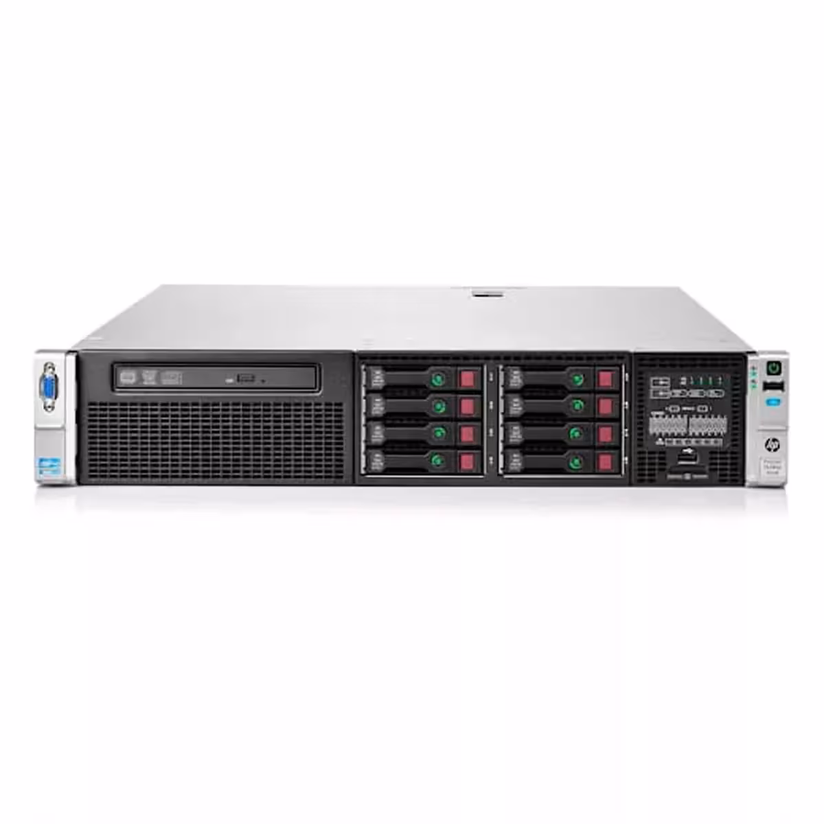 سرور استوک اچ پی مدل HP ProLiant DL380p Gen8 8SFF 2xXeon E5-2620 v2 128GB