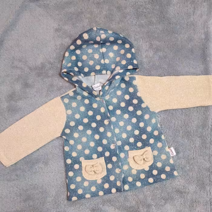 سوییشرت ترک بافت لمه دار بچگانه