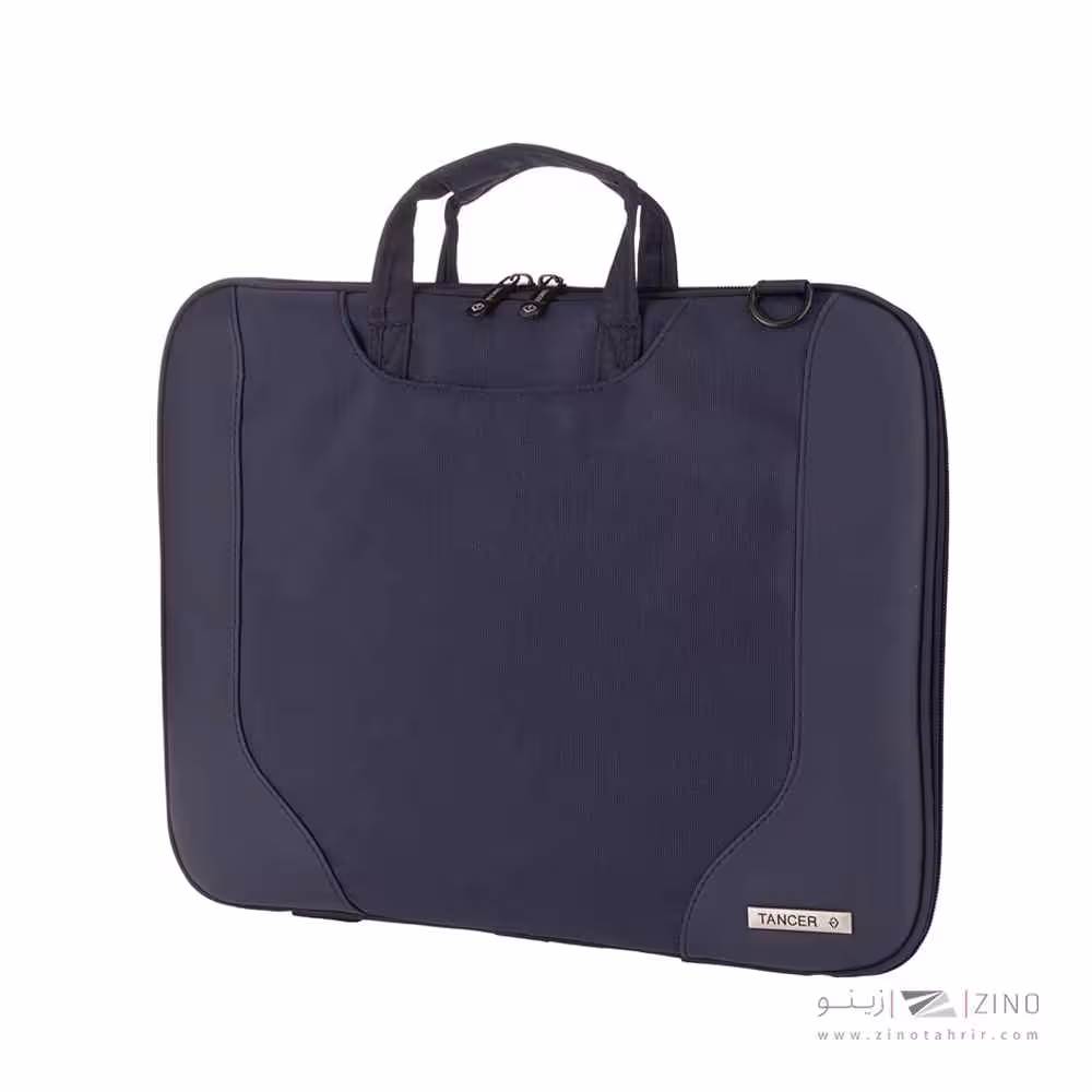 کیف دستی لپ تاپ15اینچ تنسر کد113 رنگDARK BLACK