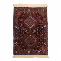 فرش دستباف یک و نیم متری مدل یلمه کد 4030373