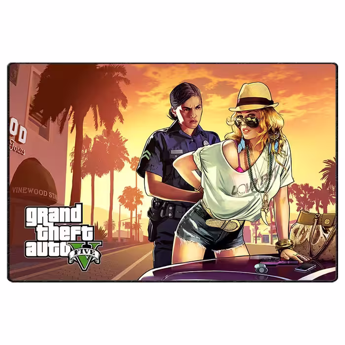 ماوس پد گیمینگ طرح GTA V