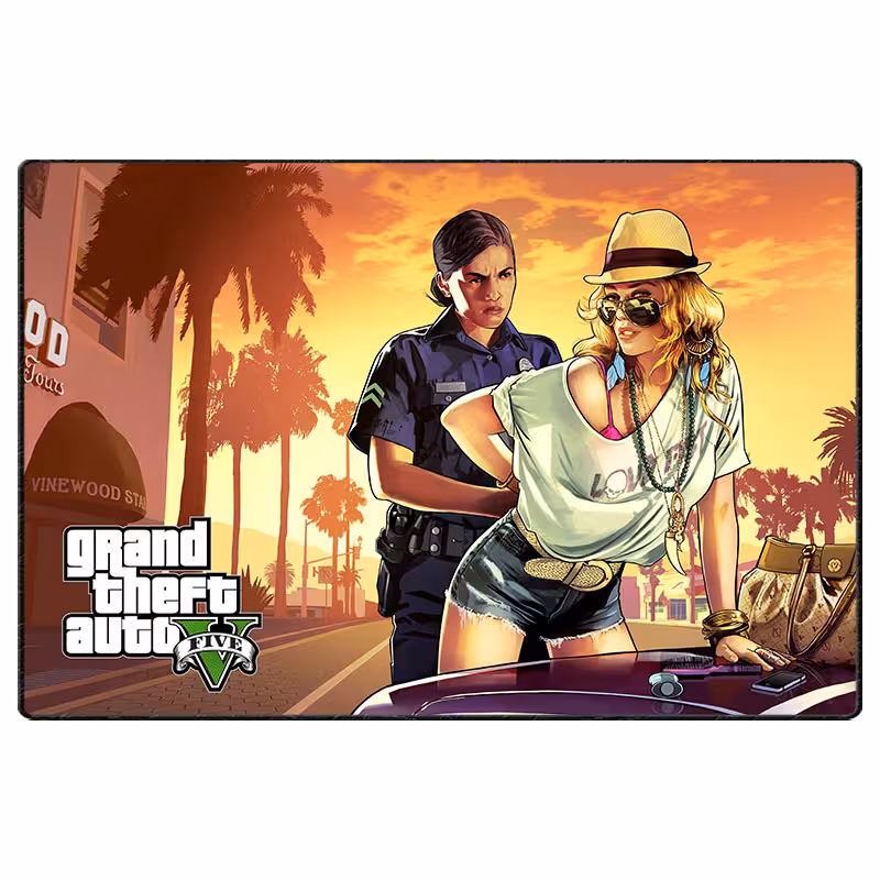 ماوس پد گیمینگ طرح GTA V