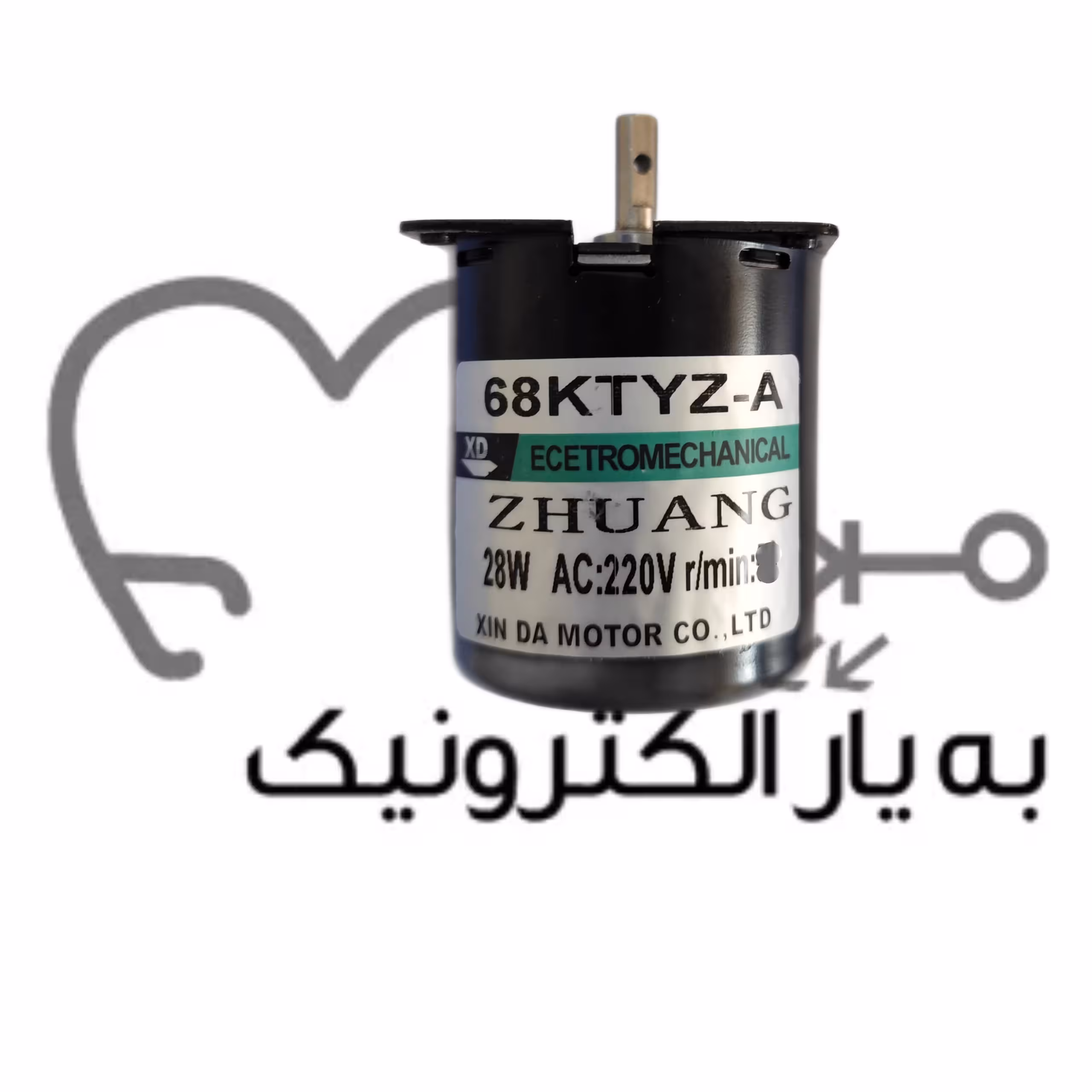 موتور گیربکس AC  ای سی (220V 2.5RPM) 68KTYZ