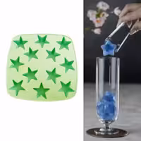 قالب یخ سیلیکونی طرح ستاره
