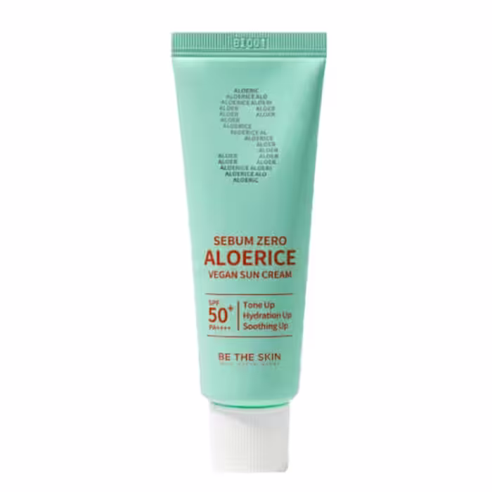ضدآفتاب BE THE SKINسبوم صفر آلوئه ورا و برنج حجم50میل