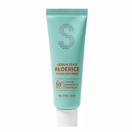 ضدآفتاب BE THE SKINسبوم صفر آلوئه ورا و برنج حجم50میل