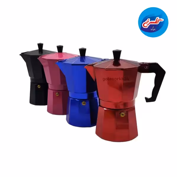 اسپرسوساز موکاپات رنگی 3 کاپ