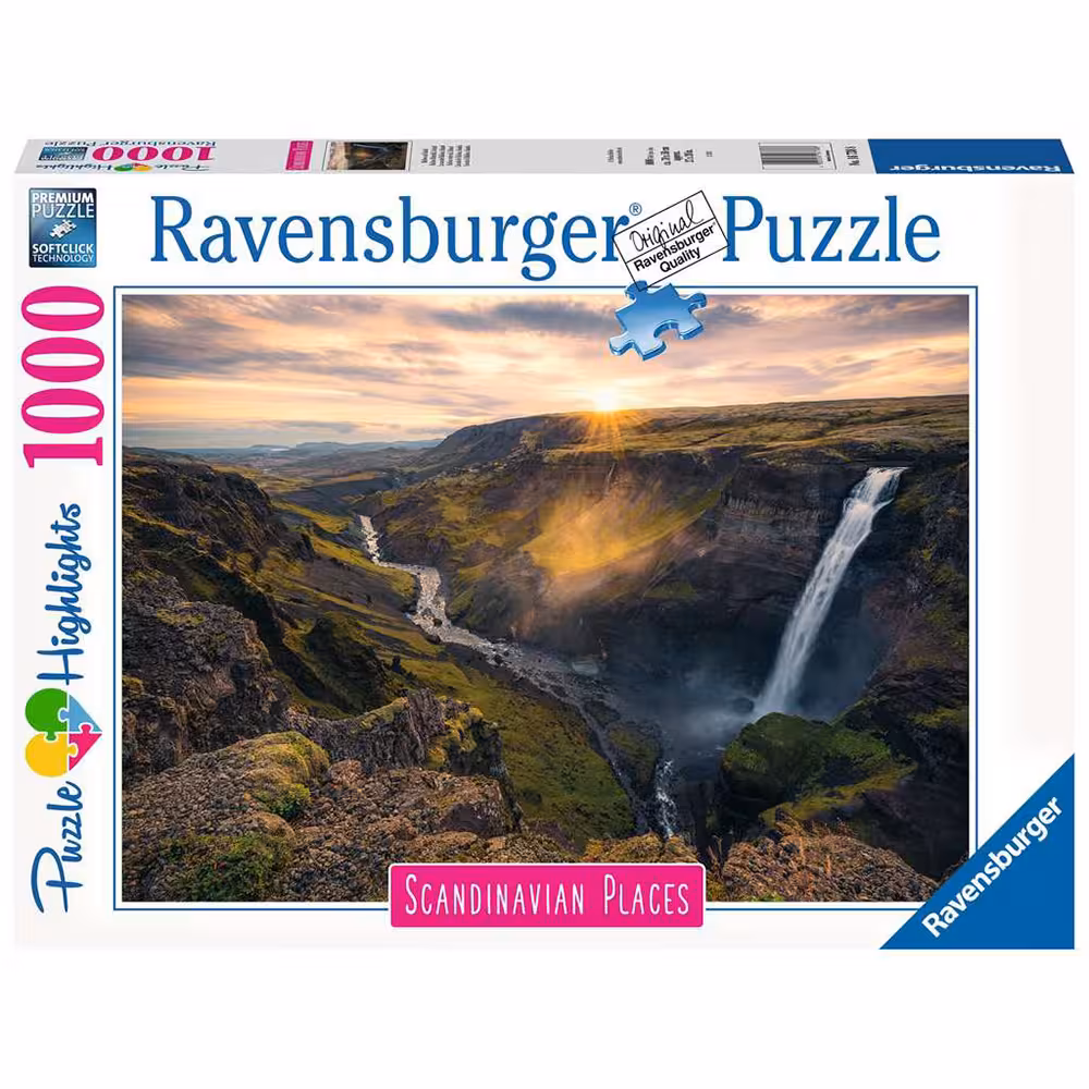 پازل 1000 قطعه Ravensburger طرح هایفوس در ایسلند