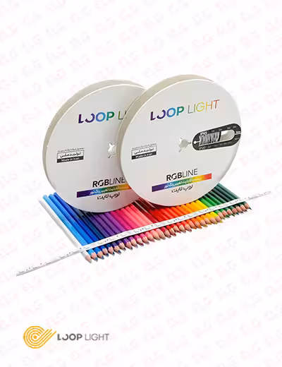 ریسه rgb لوپ لایت 12 ولت تراکم 60
