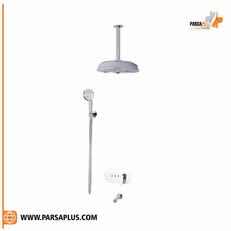 شیر حمام توکار راسان – مدل ایکاد – تنسو