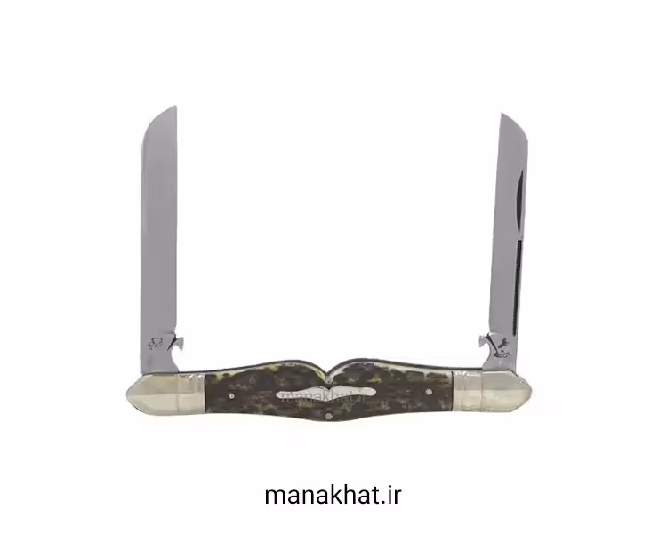 قلمتراش دو تیغ دسته کمانی طره دار گنبدی 12 سانت پلاک دار استاد جواد توسلی