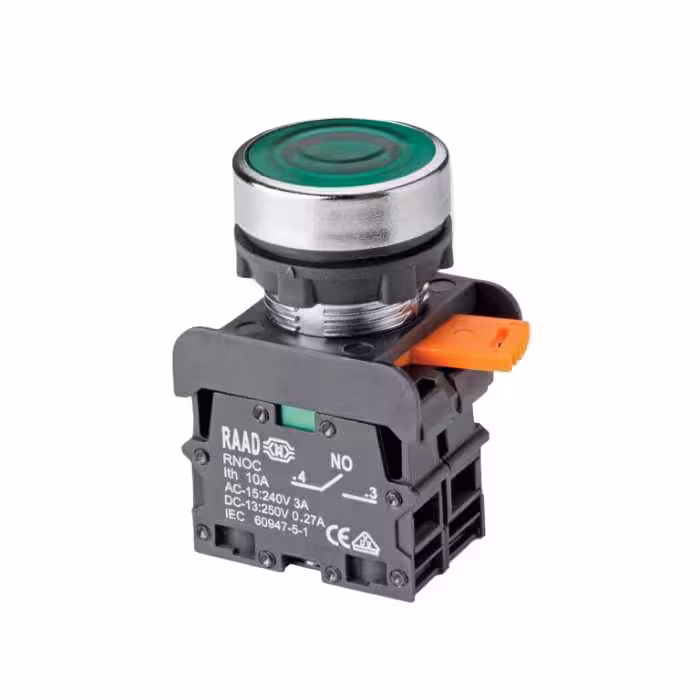 کلید استارت چراغدار رعد (بسته 15 عددی)