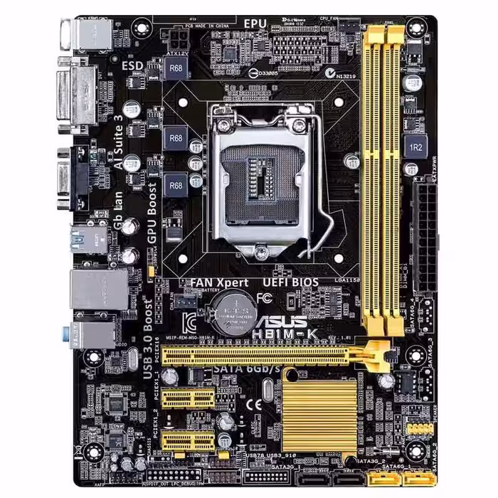 مادربورد ایسوس مدل H81M-K با سوکت پردازنده LGA 1150