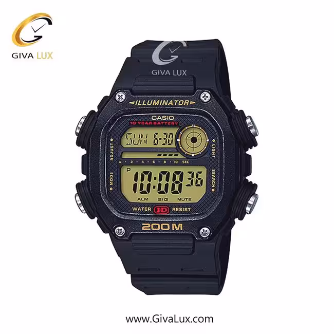 ساعت مچی اورجینال اسپرت کاسیو Casio مشکی | مشکی| مشکی| کد رفرنس DW-291H-9AVDF