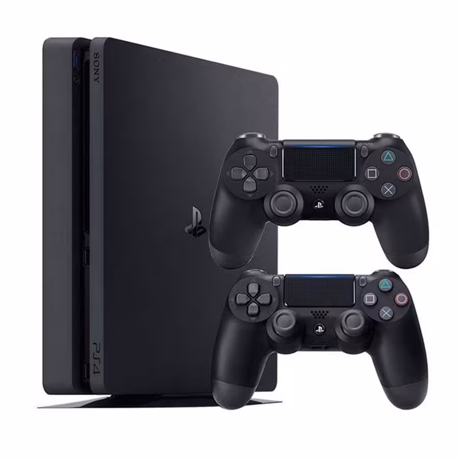 Ps4 slim 1tb  کپی خور کارکرده با دو دسته