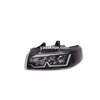 چراغ جلو سمند طرح 86 gt جفت رنگ سفيد ان جی کو
