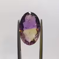 نگین آمترین اصل سایز 22*14 تراش اوال