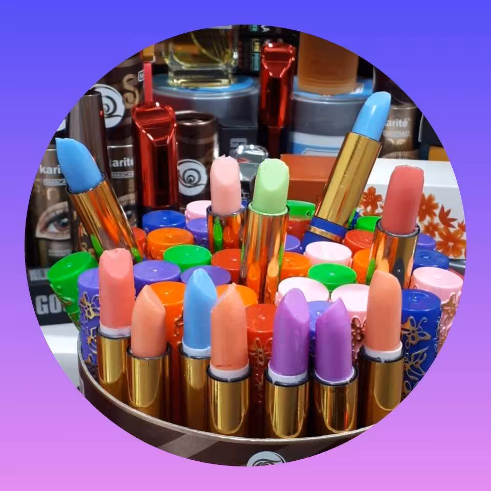 رژ لب مکه ای 4 عدد (( 15467 تومان ))24 ساعته حرارتی و با دوام بالم لب رژ جادویی