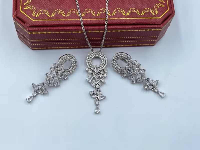 نیم ست مجلسی نگین کاری خاص