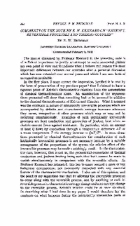 خرید و دانلود نسخه کامل کتاب Comments on the Note by E. H. Kennard on Entropy, Reversible Processes and Thermo-Couples