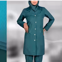 ست روپوش و شلوار و مقنعه اتاق عمل زنانه خضرا مدل یاس کد 38006