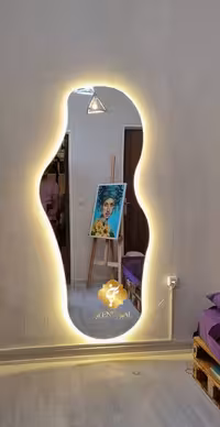 آینه دفرمه بک لایت | ابعاد 80 *‌ 180 - آینه اول