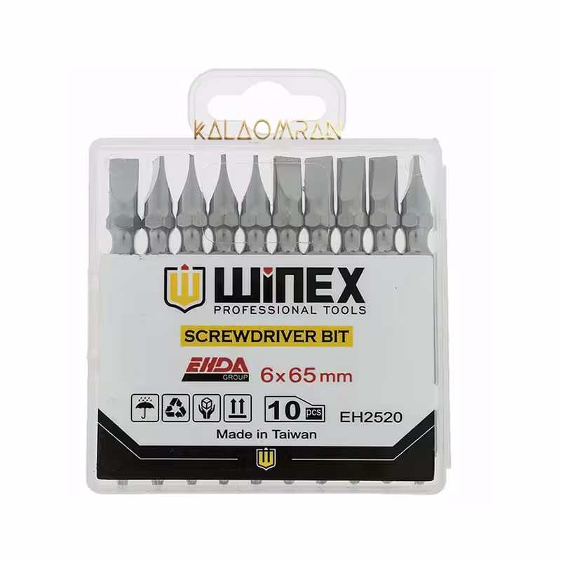 سری پیچ گوشتی دوطرفه وینکس مدل EH2520PH2 بسته 10 عددی