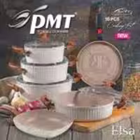 PMT پی ام تی سرویس قابلمه  10 پارچه مدل السا کرم  7076