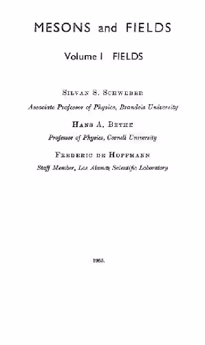 خرید و دانلود نسخه کامل کتاب Mesons and fields, vol.1 (1955)