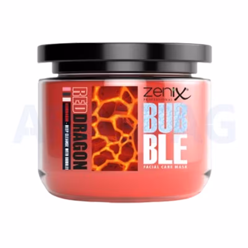 فشیال ماسک حبابی BUBBLE زنیکس Zenix مدل RED DRAGON حجم 300 میلی