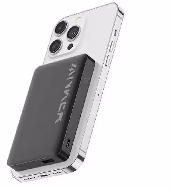شارژر همراه 10هزار میلی آمپر انکر Anker 334 MagGo Battery (PowerCore 10K)- مدل A1642 رنگ صورتی