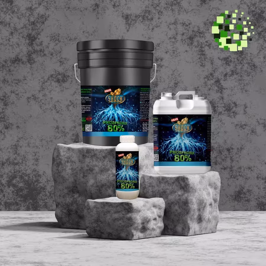 کود فسفر بالا 80 درصد شوک ( آمریکایی ) مایع  1 لیتری