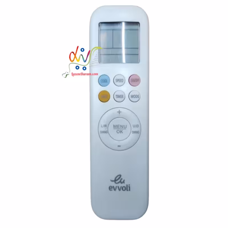 کنترل کولر گازی ایوولی دکمه صورتی