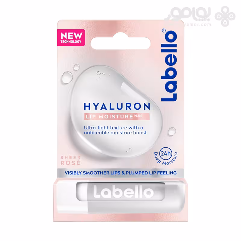 بالم لب مرطوب کننده لابلو مدل MOISTURE PLUS رنگ SHEER ROSE