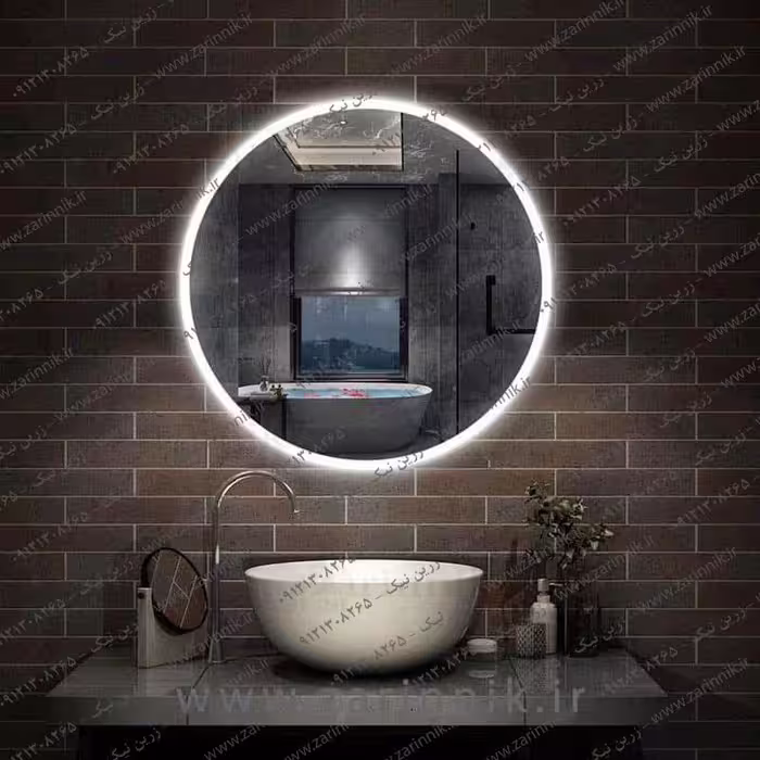 آینه سرویس بهداشتی مدرن، مدل AD017، برند زرین نیک