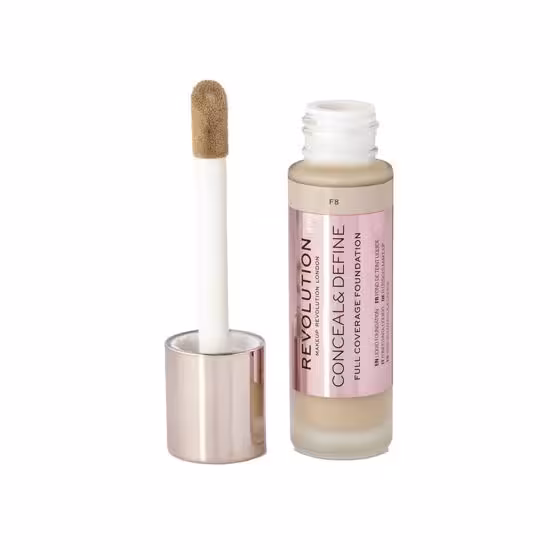 کرم پودر کانسیل اند دیفاین رولوشن شماره REVOLUTION conceal and define foundation F8