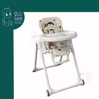 صندلی غذا طرح دار کد 706 پنگوئن هپی بی بی Happy Baby